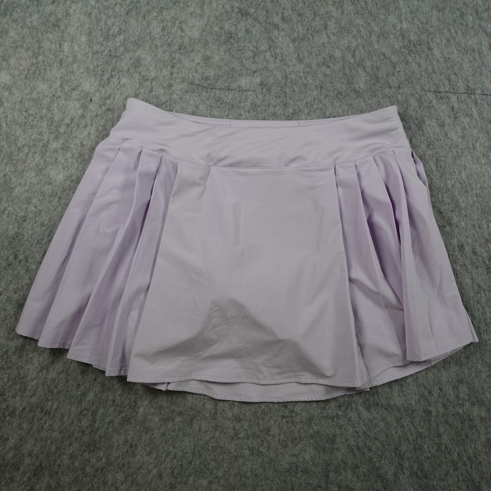 Lululemon Skirt Women‎ 8 Purple Side Pleat High Rise Tennis Skort Mini Gym Run
